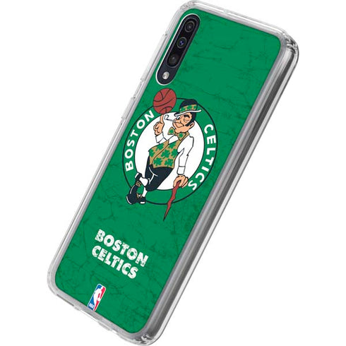 NBA Boston Celtics Green Primary Logo Galaxy A50 Clear Case